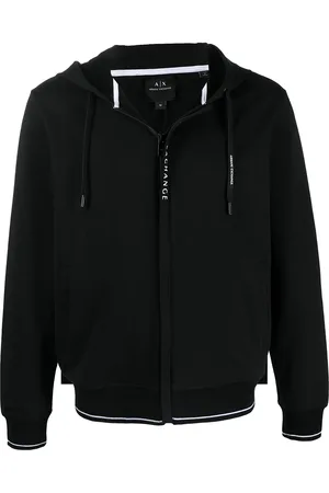 Armani Exchange Logo-print zip-up hoodie