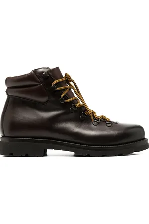 Scarosso Padded-ankle lace-up boots