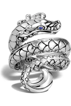 John Hardy Legends Naga sapphire coil ring