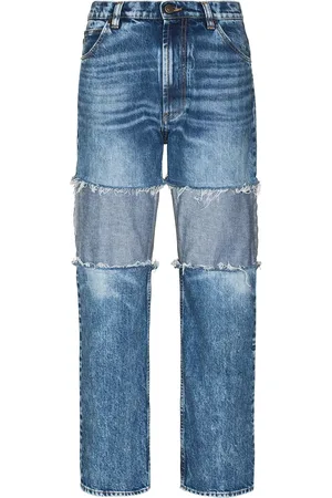 Maison Margiela Reverse-panel high-rise boyfriend jeans