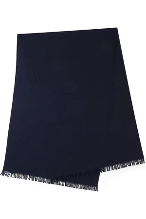 Prada Triangle-jacquard cashmere scarf