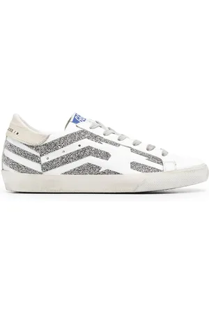 Golden Goose Super-Star flag-motif low-top sneakers