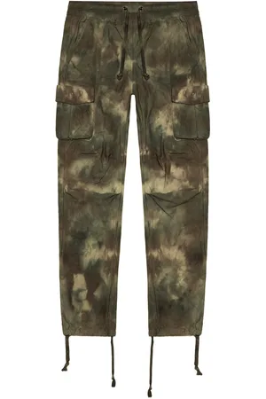 JOHN ELLIOTT Camouflage tie-dye cargo pants
