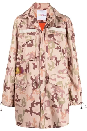 The Attico Camouflage-print parka