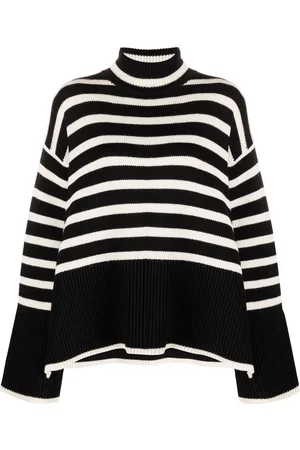 Totême Signature stripe knitted jumper