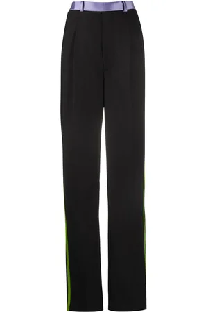 Haider Ackermann Bondi stripe detail trousers