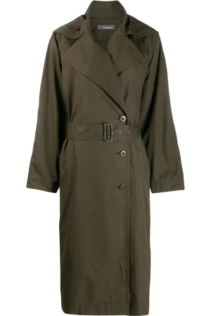 Issey Miyake 1980s oversized trench coat