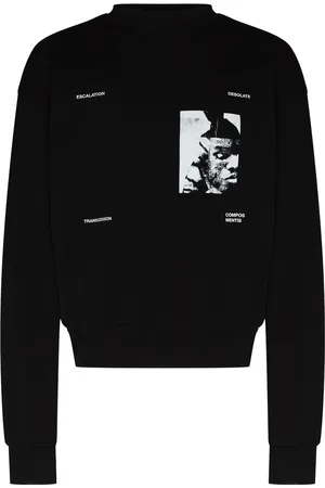 HELIOT EMIL Graphic-print crew-neck sweatshirt