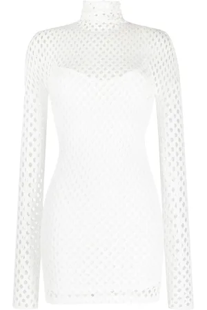 Philipp Plein Mesh-overlay mini dress