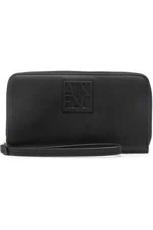 Armani Exchange Logo-plaque zip-up purse