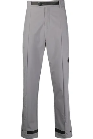 A-cold-wall* Logo-plaque straight-leg trousers