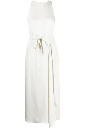 Vince Sleeveless tie-waist dress