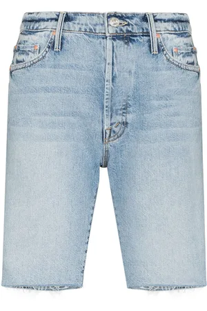 Mother The Trickster Bermuda denim shorts