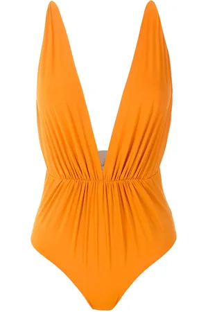 CLUBE BOSSA Clavert plunging neck one-piece