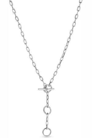 David Yurman 3mm 3-ring chain necklace