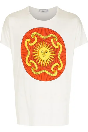 AMIR SLAMA Sun-print cotton T-shirt