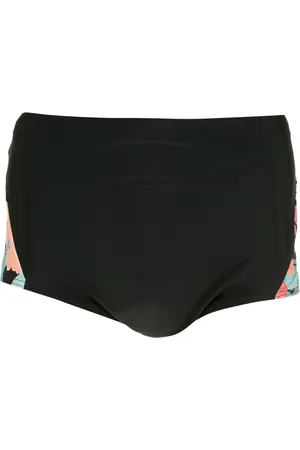 AMIR SLAMA Print Hibiscus swimming trunks
