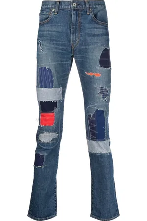 JUNYA WATANABE Patchwork slim-fit jeans