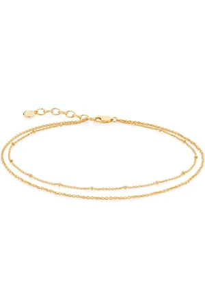 Monica Vinader Double-chain adjustable anklet