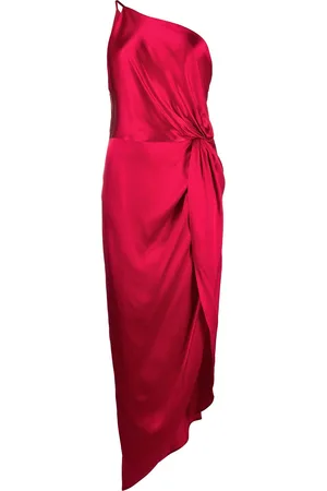 Michelle Mason Twist-knot silk dress