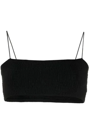 Totême Smocked bikini top
