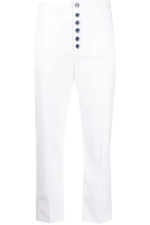 Dondup Button-down straight-leg trousers