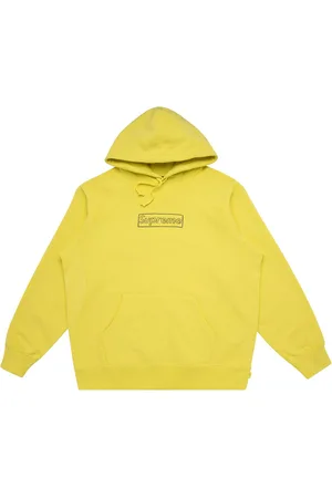 Supreme Kaws Chalk Logo drawstring hoodie