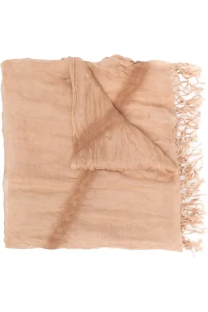 Issey Miyake 2000s fringed silk scarf