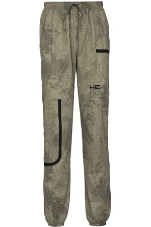 HELIOT EMIL Camouflage-print track pants