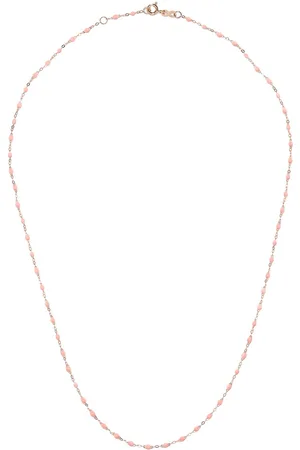 GIGI CLOZEAU 18kt rose gold Saumon bead necklace