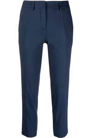 BLANCA Cropped slim-cut trousers