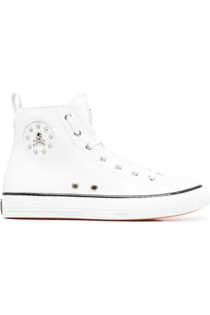 Philipp Plein Leather high-top sneakers