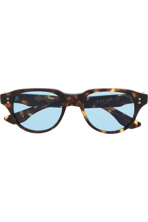 DITA EYEWEAR Tortoiseshell-effect round-frame sunglasses