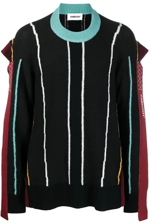 AMBUSH Striped-knit jumper