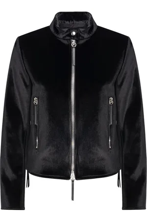 Giuseppe Zanotti Velvet zip-up jacket