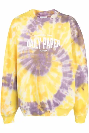 Daily paper X Newseum tie-dye print sweatshirt