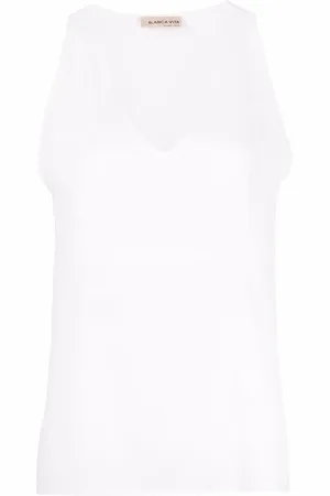BLANCA V-neck vest top
