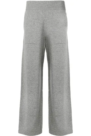 Barrie Flared knitted trousers