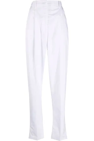 Nº21 High-waisted tapered trousers