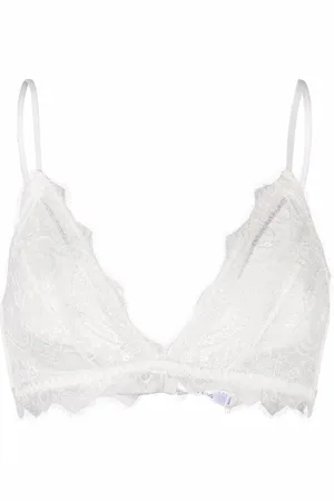 ANINE BING Triangle lace bra