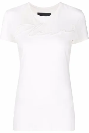 Philipp Plein Logo-embroidered cotton T-shirt