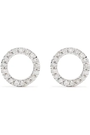 DJULA 18kt yellow diamond Circle earrings