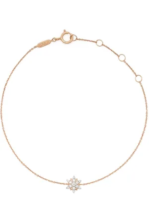 DJULA 18kt rose gold Sun diamond charm bracelet