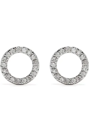 DJULA 18kt rose gold diamond Circle earrings