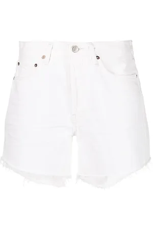AGOLDE Parker high-waisted denim shorts