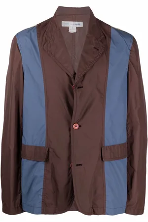 Comme des Garçons 1990s colour-block single-breasted jacket