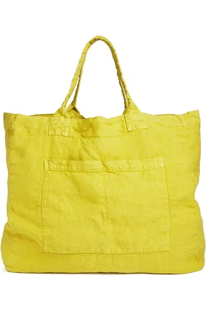 ONCE MILANO Linen weekend bag