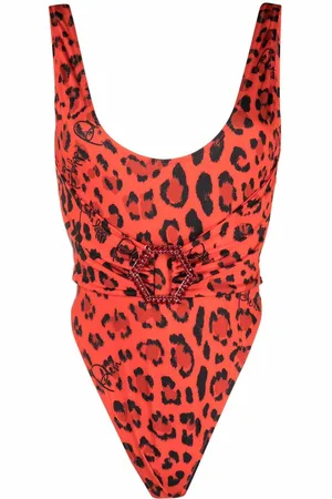 Philipp Plein Leopard-print swimsuit