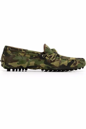 Scarosso James camouflage-print loafers