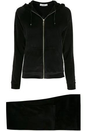 AMIR SLAMA Velour zip-up tracksuit